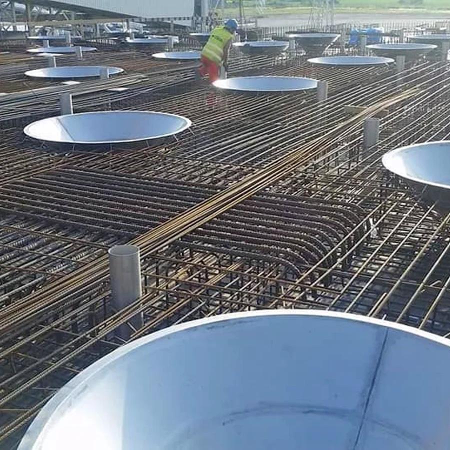 Silos do magazynowania  cukru 60 000 ton  w Stargardzie